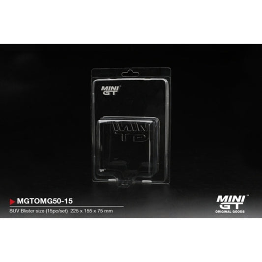 MiniGT Blister Protector Type B: SUV Blister Size (15 Pc/Set) MGTOM050-15