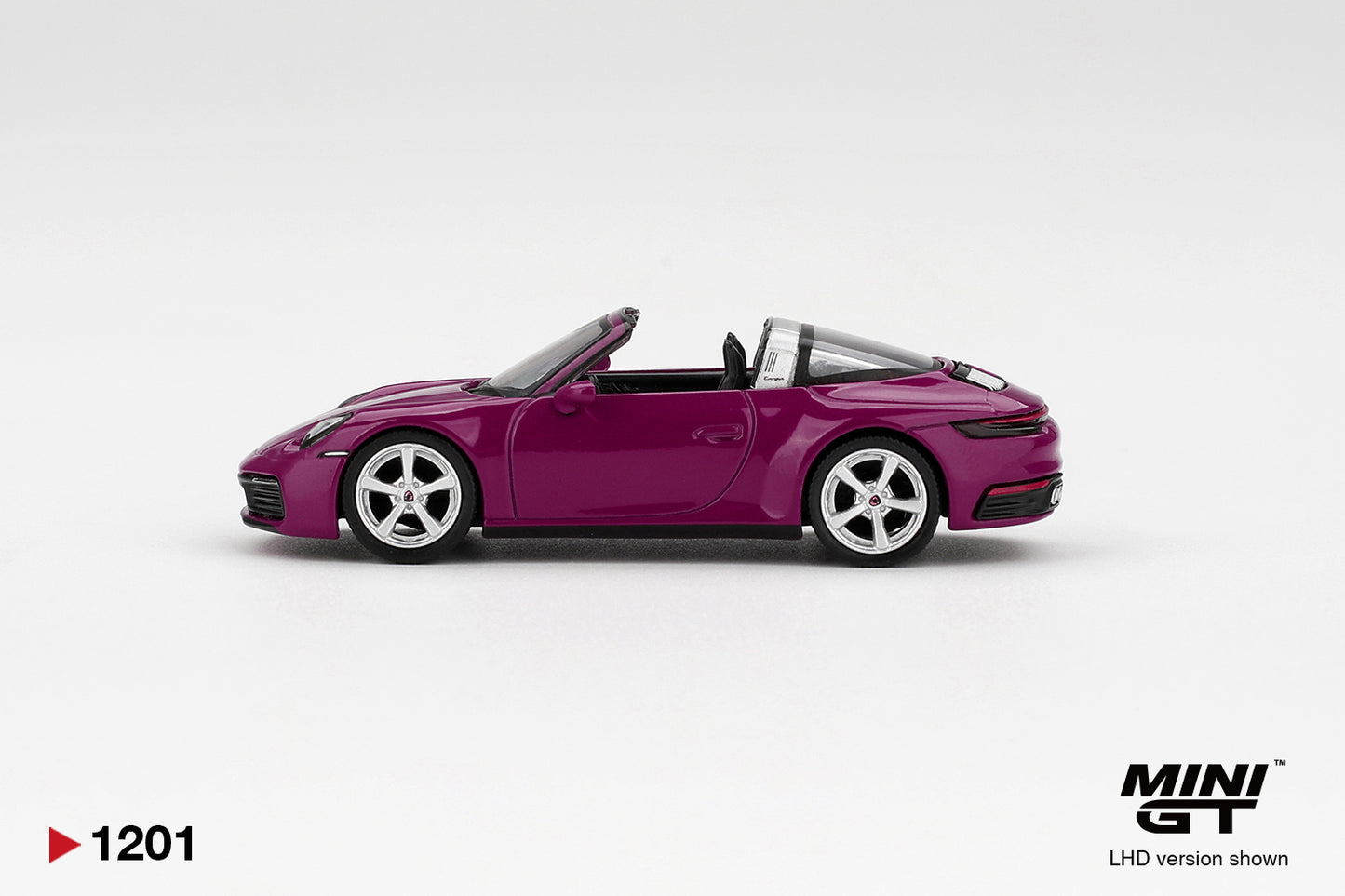 MiniGT Porsche 911 (992.1) Rubystone Red Set (LHD) 1:64 Diecast Car S0021