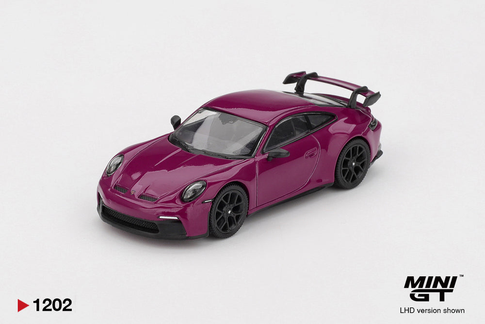 MiniGT Porsche 911 (992.1) Rubystone Red Set (LHD) 1:64 Diecast Car S0021