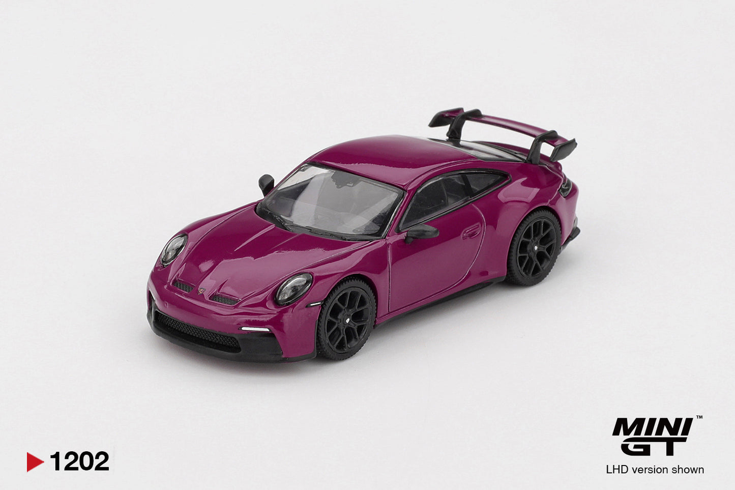 MiniGT Porsche 911 (992.1) Rubystone Red Set (LHD) 1:64 Diecast Car S0021