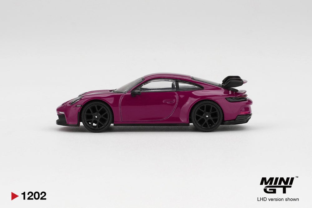 MiniGT Porsche 911 (992.1) Rubystone Red Set (LHD) 1:64 Diecast Car S0021