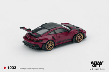 MiniGT Porsche 911 (992.1) Rubystone Red Set (LHD) 1:64 Diecast Car S0021