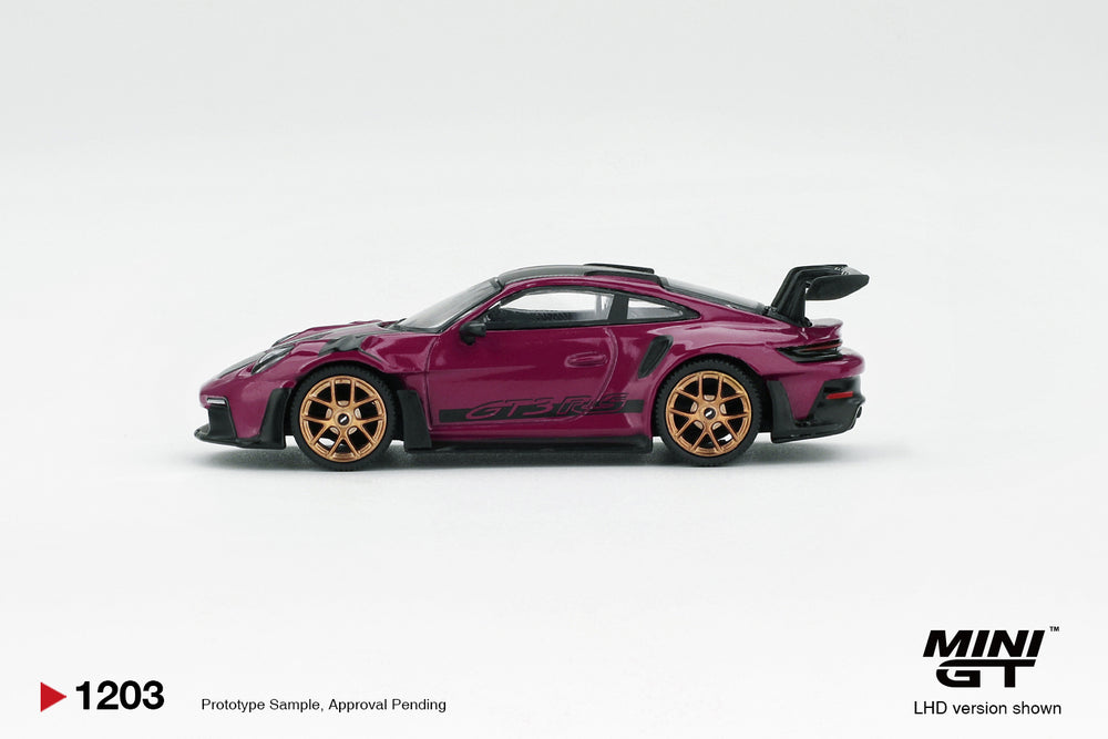 MiniGT Porsche 911 (992.1) Rubystone Red Set (LHD) 1:64 Diecast Car S0021