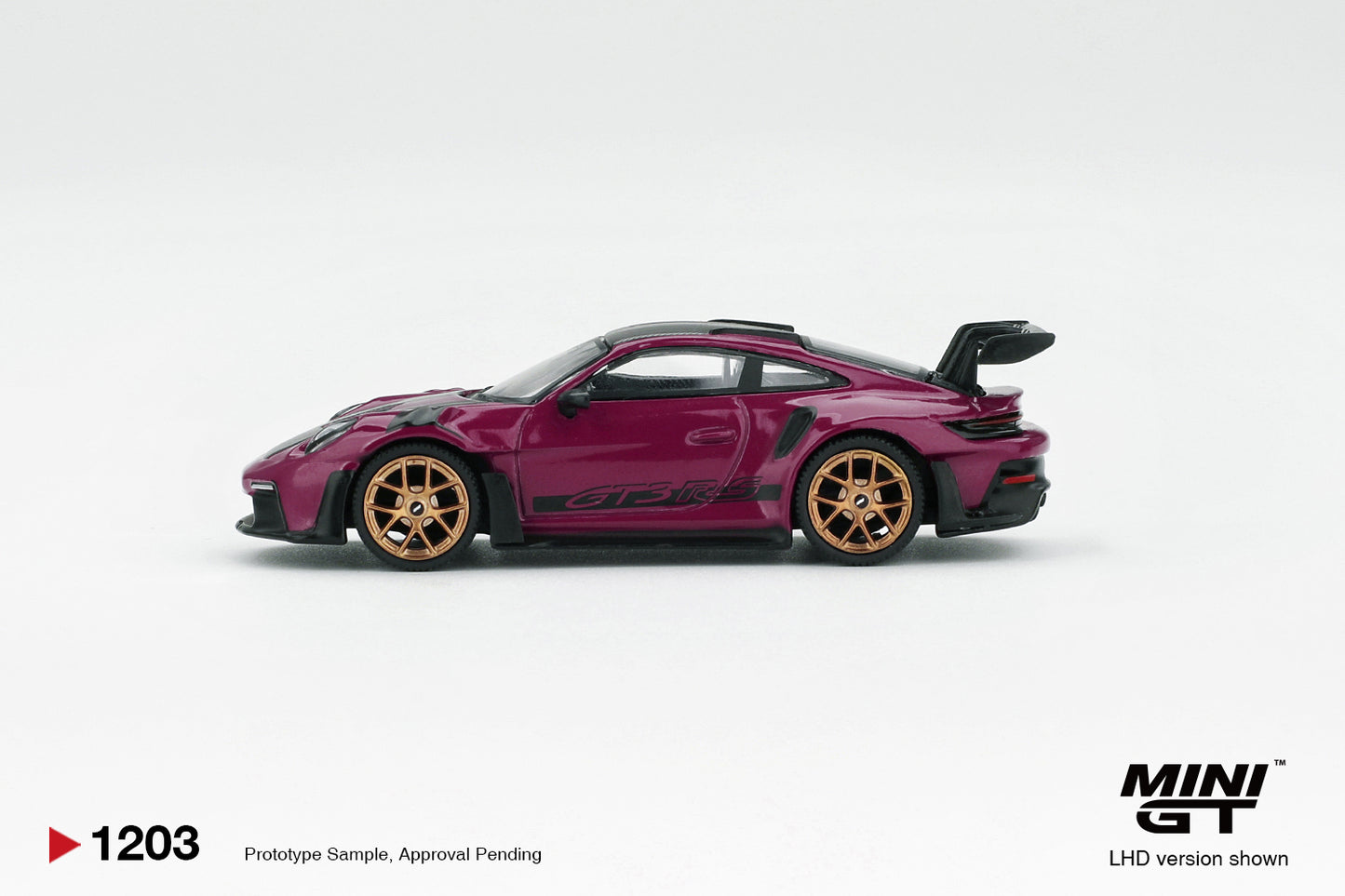 MiniGT Porsche 911 (992.1) Rubystone Red Set (LHD) 1:64 Diecast Car S0021