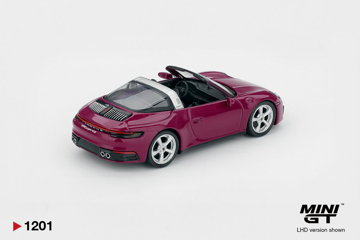 MiniGT Porsche 911 (992.1) Rubystone Red Set (LHD) 1:64 Diecast Car S0021