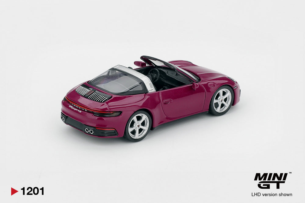 MiniGT Porsche 911 (992.1) Rubystone Red Set (LHD) 1:64 Diecast Car S0021