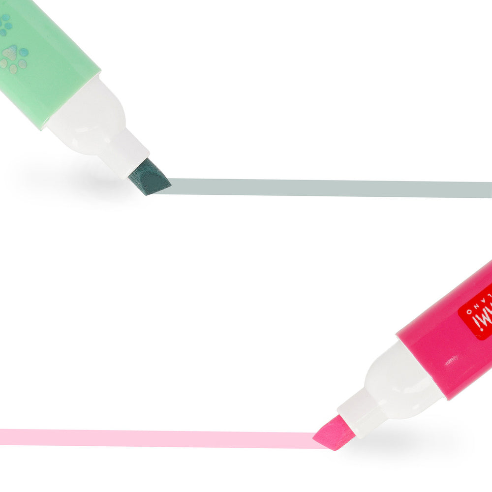 Legami Meow Kitty Dual-Tip Highlighter Pens