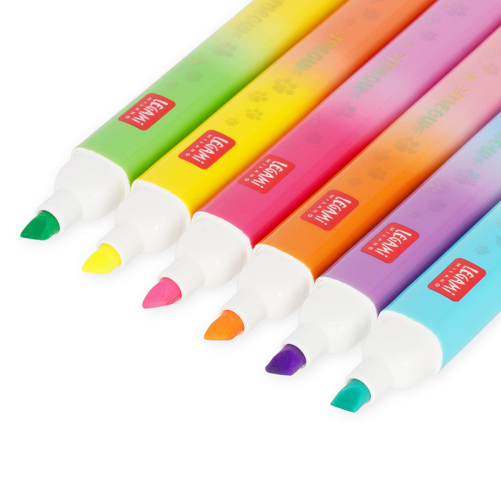 Legami Meow Kitty Dual-Tip Highlighter Pens