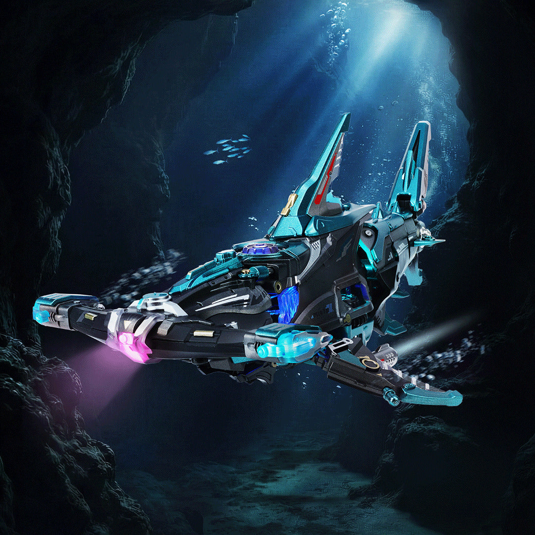 ROKR Hammerhead Shark Mechanical Plastic Model Kit MI07