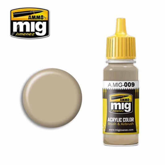 Ammo by MIG RAL 7027 Sandgrau Acrylic waterbased colour 17ml A.MIG-009