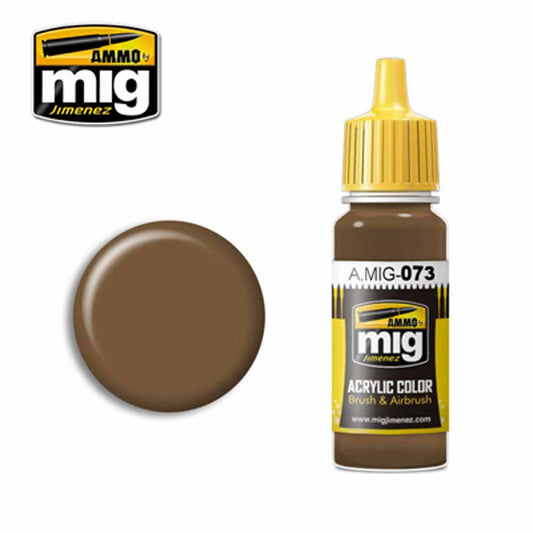 Ammo by MIG Earth Acrylic waterbased colour 17ml A.MIG-073