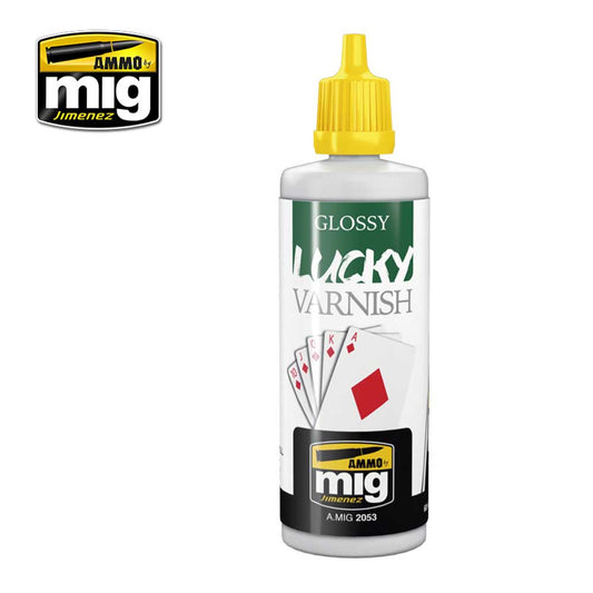 Ammo by Mig Gloss Lucky Varnish 60ml For Model Kits Mig 2053