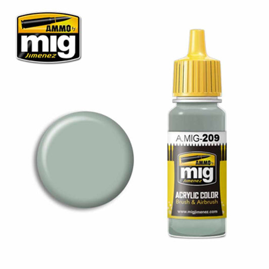 Ammo by MIG FS 36495 Light Gray Acrylic waterbased colour 17ml A.MIG-209