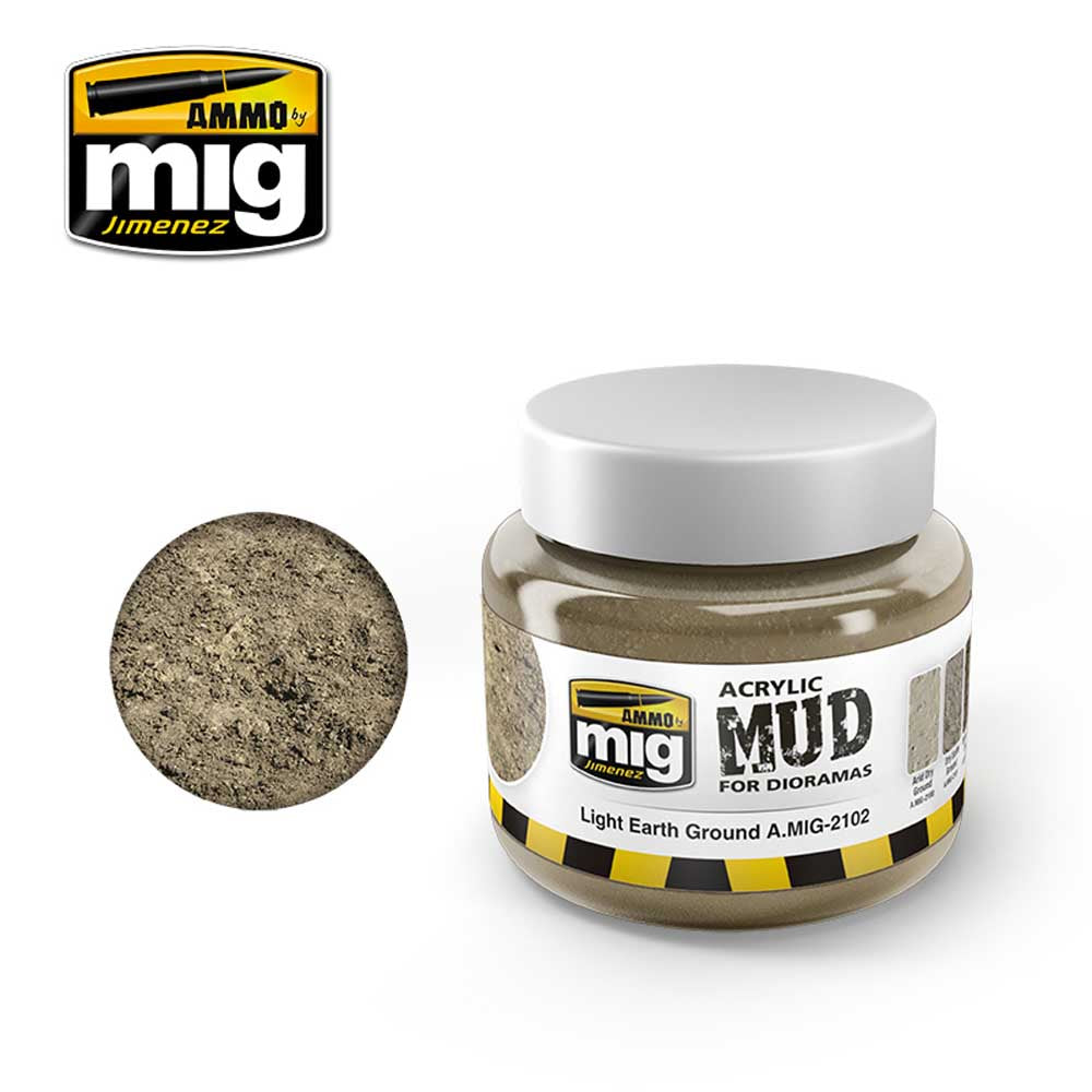 Ammo by Mig Light Earth Ground For Model Kits Mig 2102