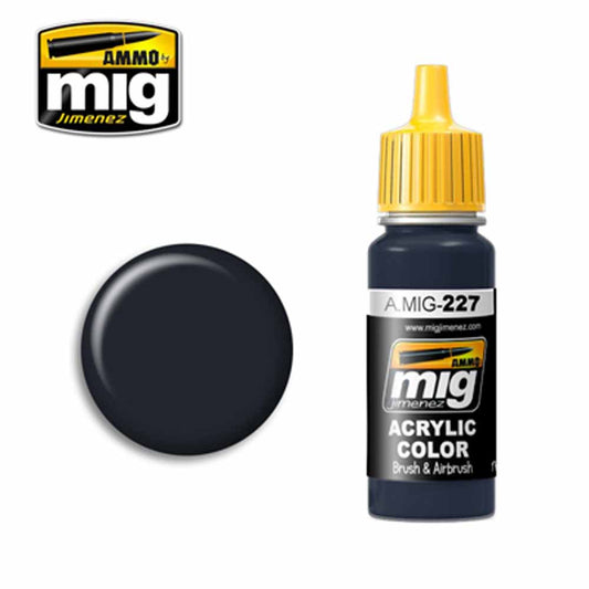 Ammo by MIG FS 25042 Sea Blue (Ana 606) Acrylic waterbased colour 17ml A.MIG-227