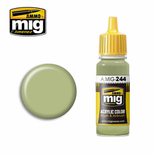 Ammo by MIG Duck Egg Green (BS 216) Acrylic waterbased colour 17ml A.MIG-244
