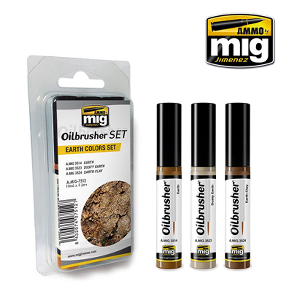 Ammo by Mig Earth Colours Set For Model Kits Mig 7512