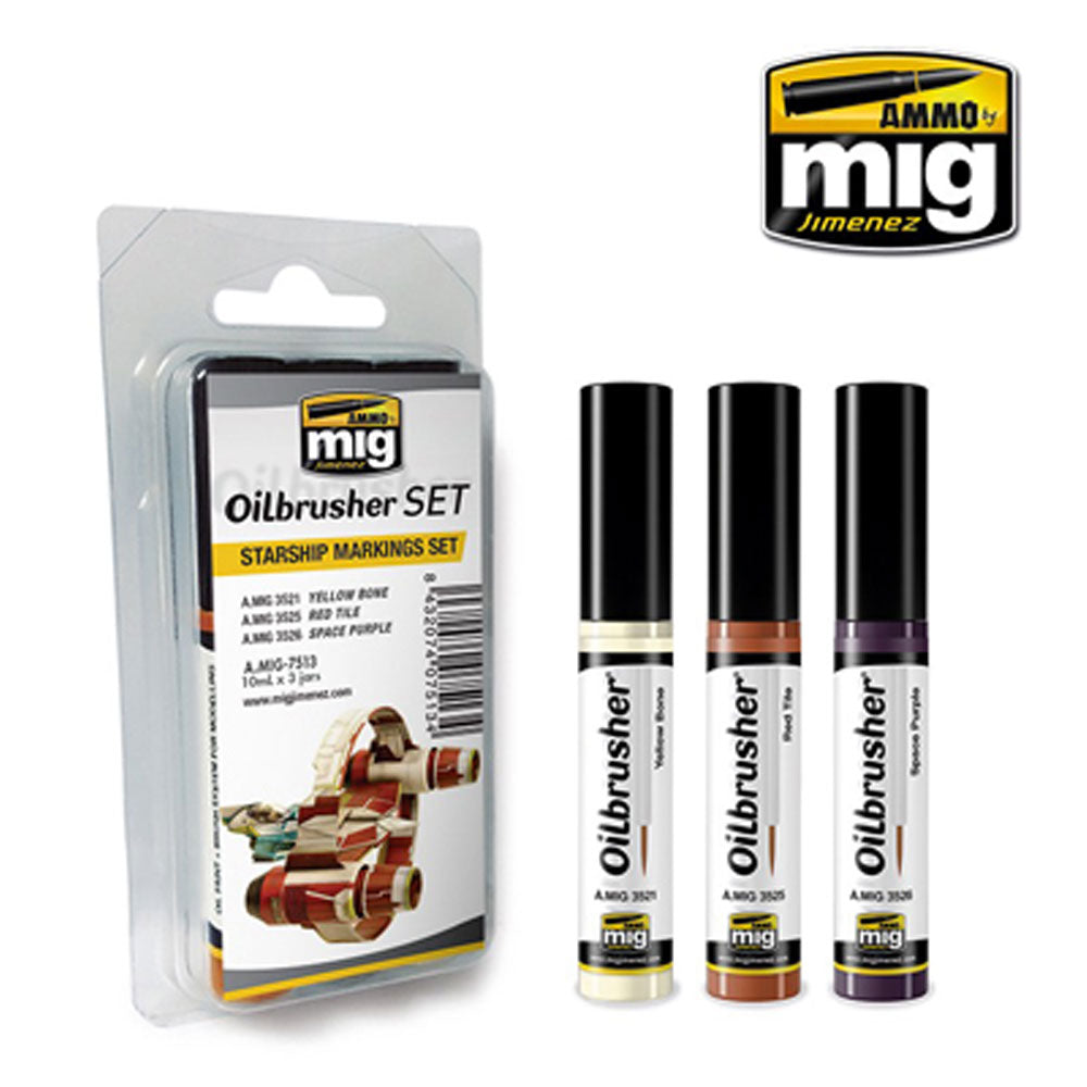 Ammo by Mig Starship Markings Set For Model Kits Mig 7513