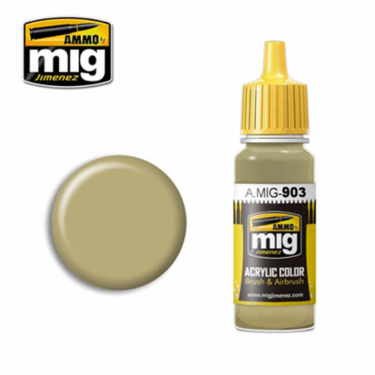 Ammo by MIG Dunkelgelb Light Base Acrylic waterbased colour 17ml A.MIG-903