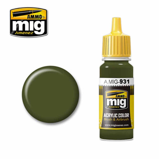 Ammo by MIG Russian Dark Base Acrylic waterbased colour 17ml A.MIG-931