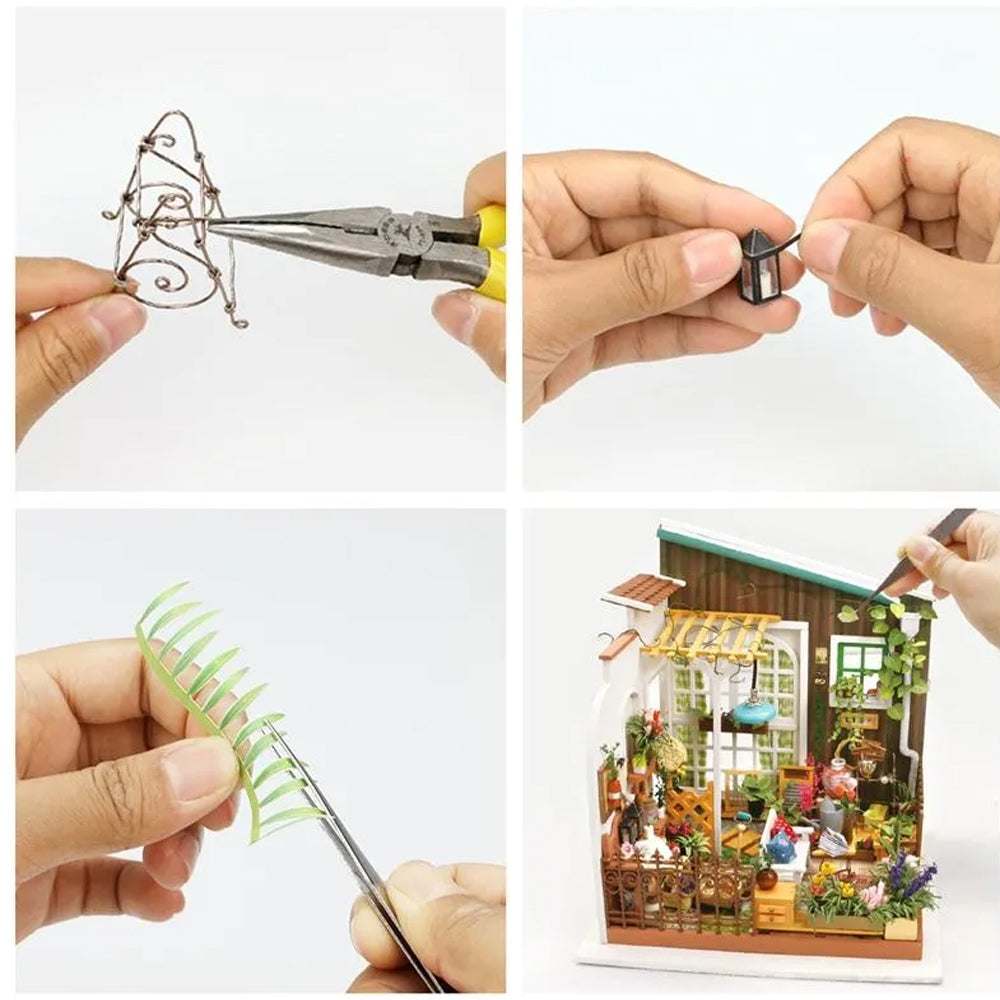 ROBOTIME Rolife Miller's Garden 1:24 DIY Miniature Dollhouse DG108