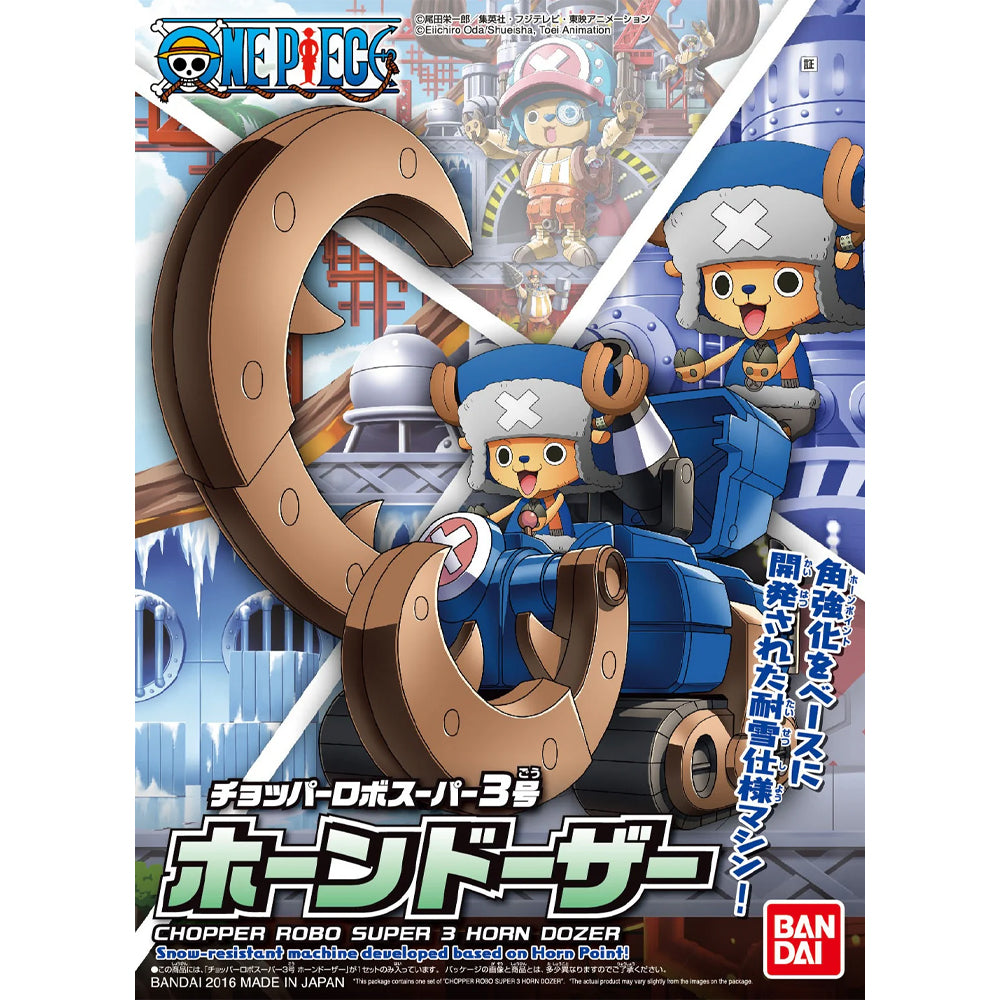 Bandai One Piece Chopper Robo Super 3 Horn Dozer Kit MK55620