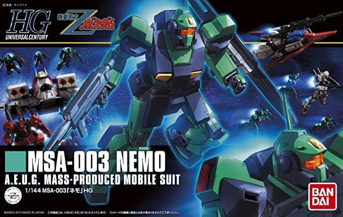 Bandai HG UC Nemo Z Ver. Gunpla Kit MK56834