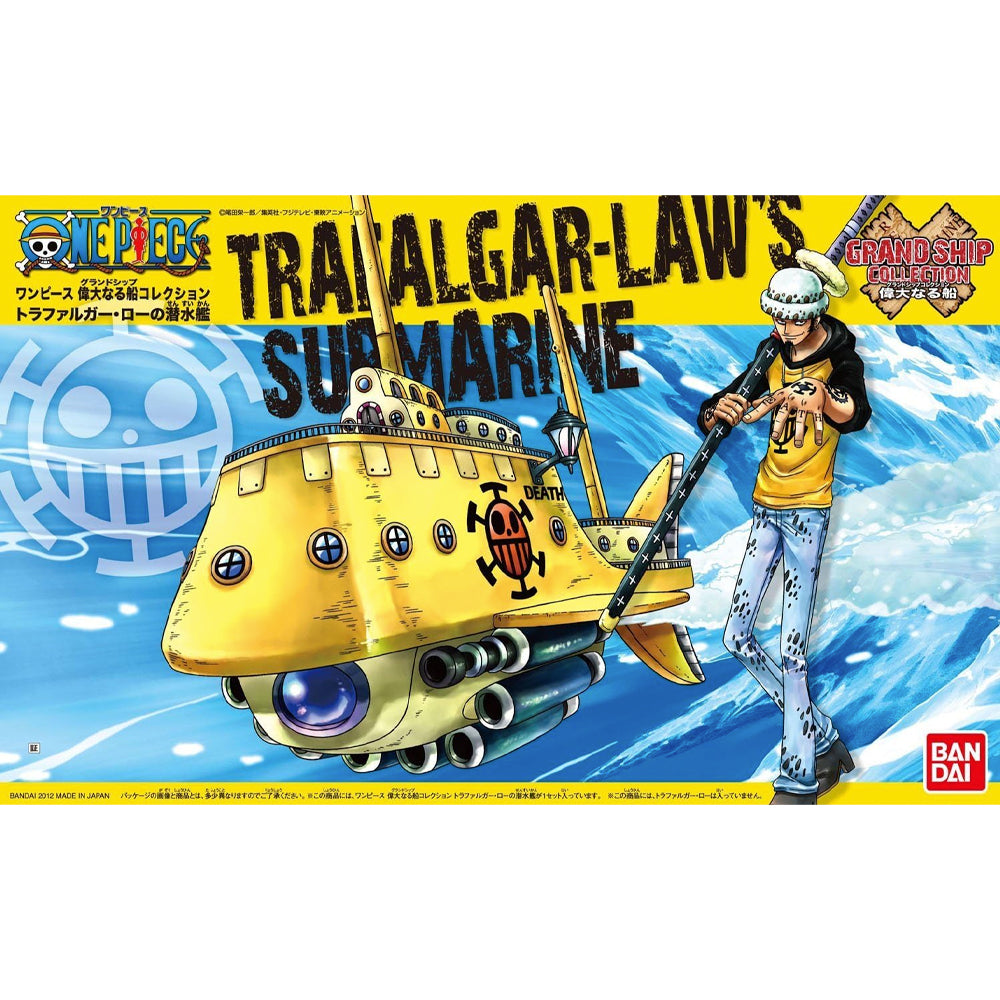 Bandai One Piece Trafalgar Laws Submarine Grand Ship Collection Gunpla Kit 57422