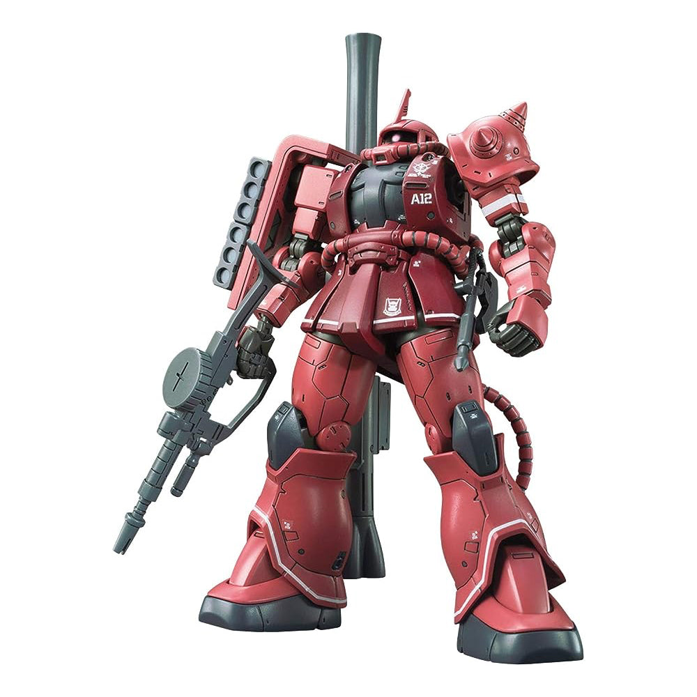 Bandai HG 1/144 MS-06S ZAKU II Red Comet Ver. Gundam Gunpla Kit 57656