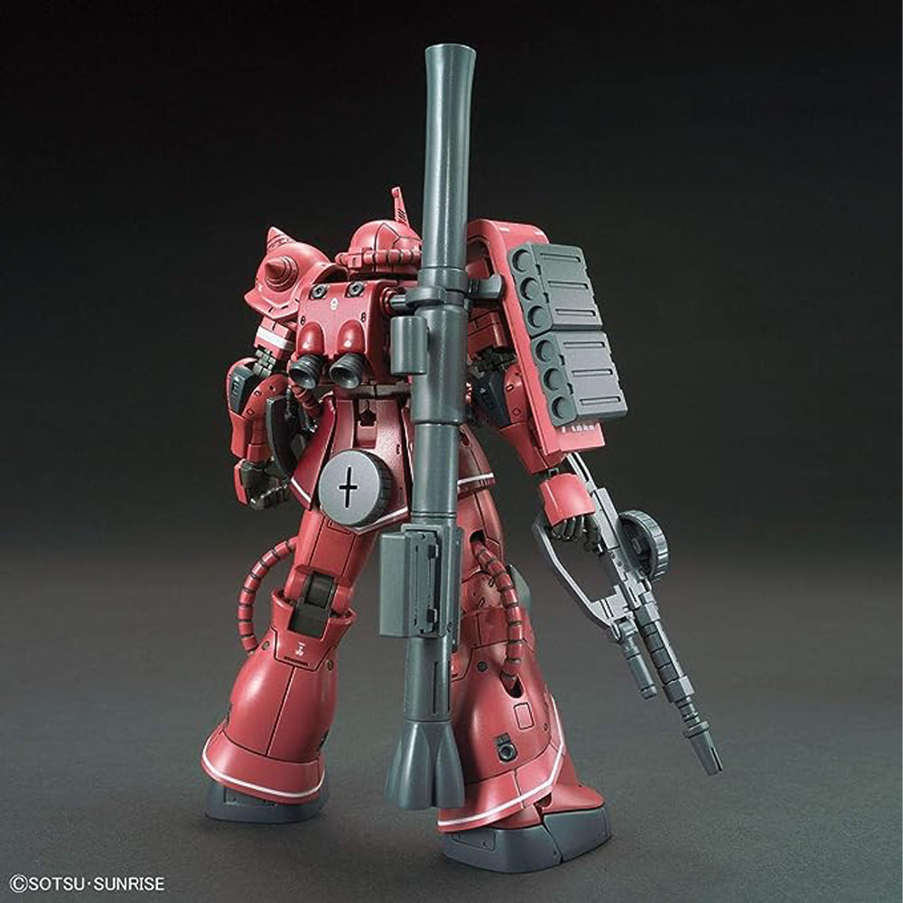 Bandai HG 1/144 MS-06S ZAKU II Red Comet Ver. Gundam Gunpla Kit 57656