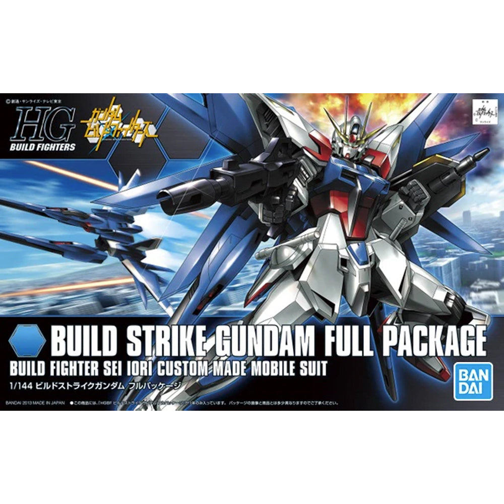 Bandai HG BF Build Strike Gundam Full Package Sei Iori Custom Gunpla Kit 57718