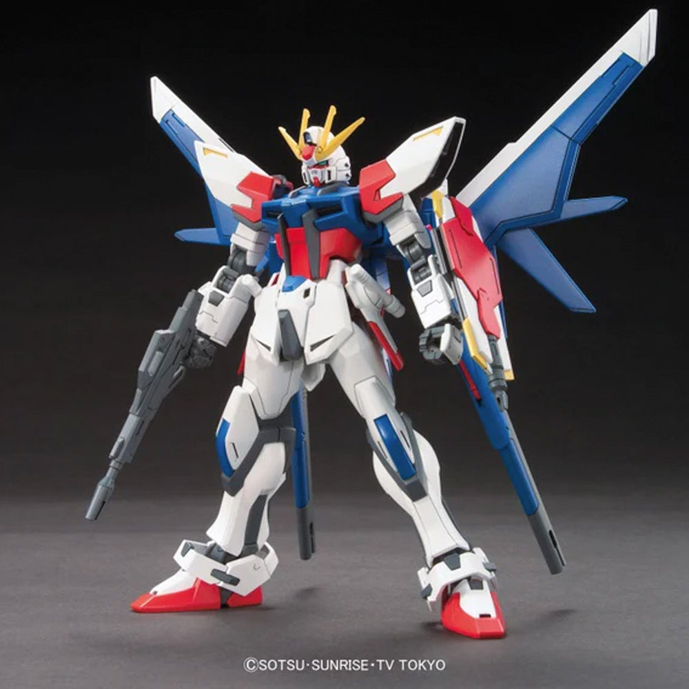 Bandai HG BF Build Strike Gundam Full Package Sei Iori Custom Gunpla Kit 57718