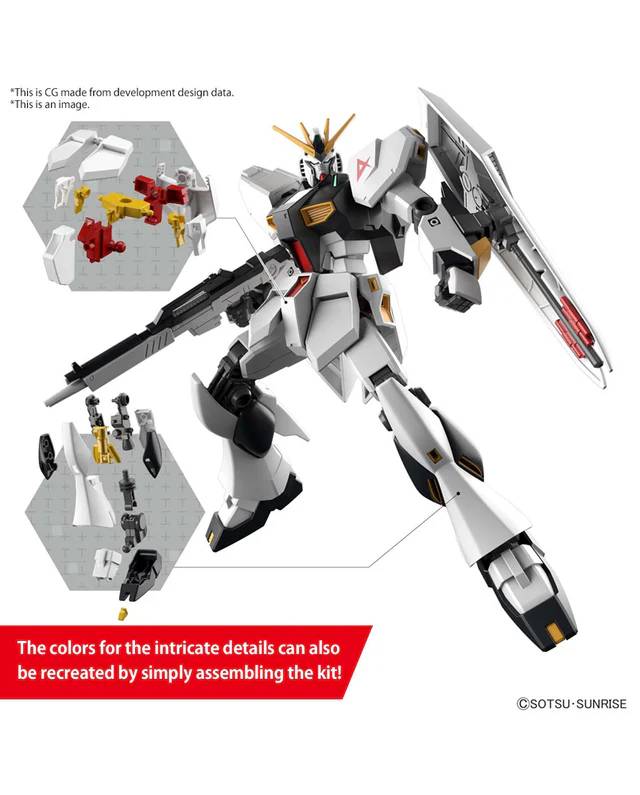 Bandai HG UC 1/144 Nu Gundam Gunpla Kit MK57953