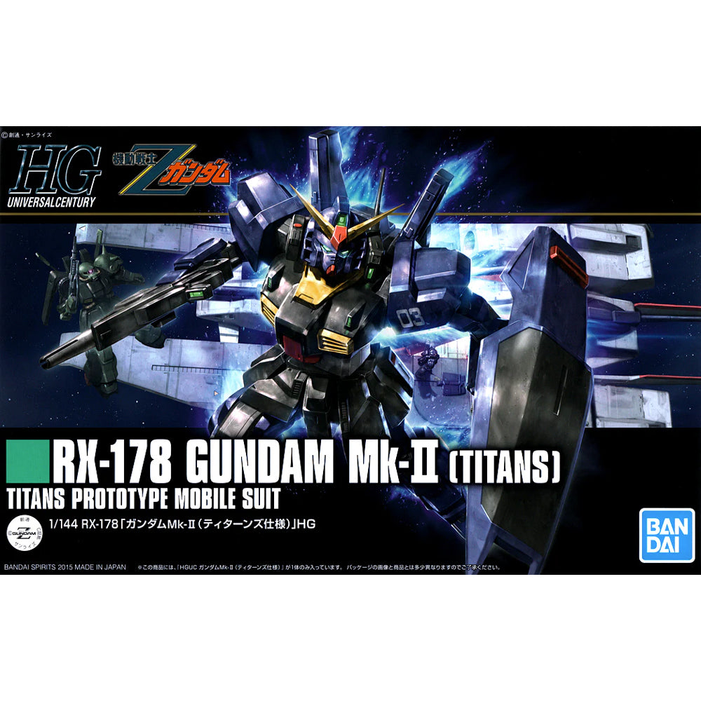 Bandai HG UC RX-178 Gundam Mk-II Titans Prototype Mobile Suit Gunpla Kit 57985