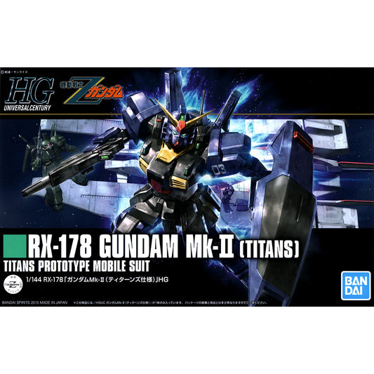 Bandai HG UC RX-178 Gundam Mk-II Titans Prototype Mobile Suit Gunpla Kit 57985