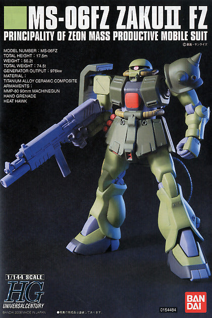 Bandai HG UC Zaku II Kai Gunpla Kit MK58262