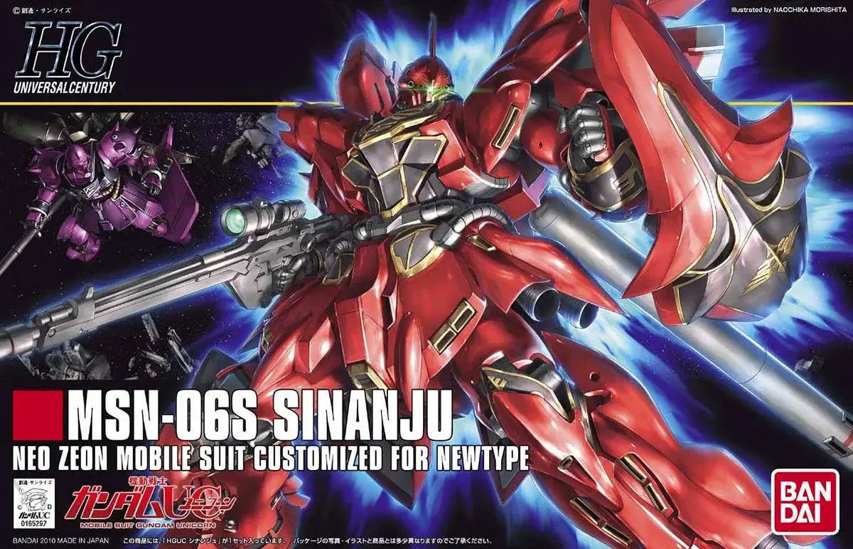 Bandai HG UC Sinanju Gunpla Kit MK58813