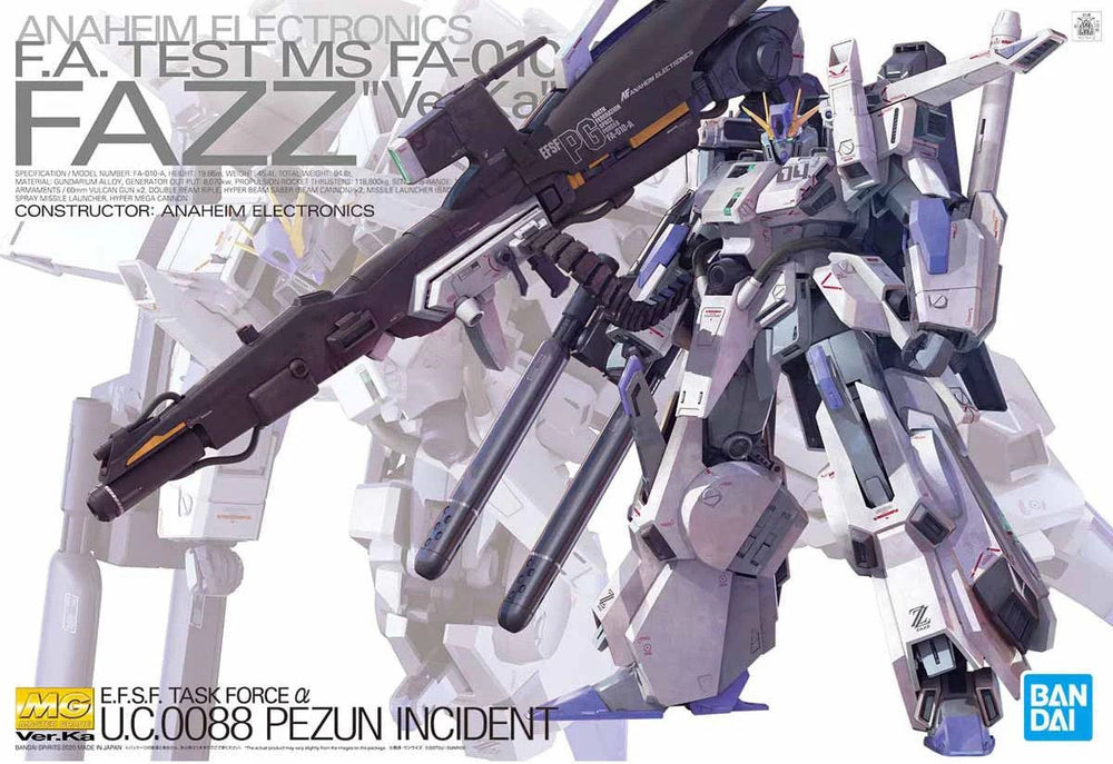 Bandai MG UC Fazz Ver.Ka Gunpla Kit MK58880