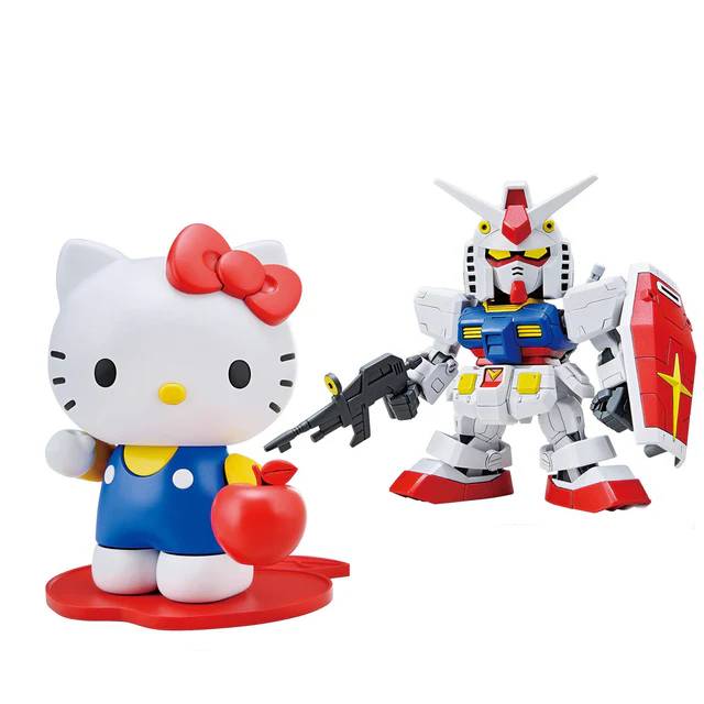 Bandai SD Hello Kitty / RX-78-2 Gundam EX-Standard Gunpla MK58924