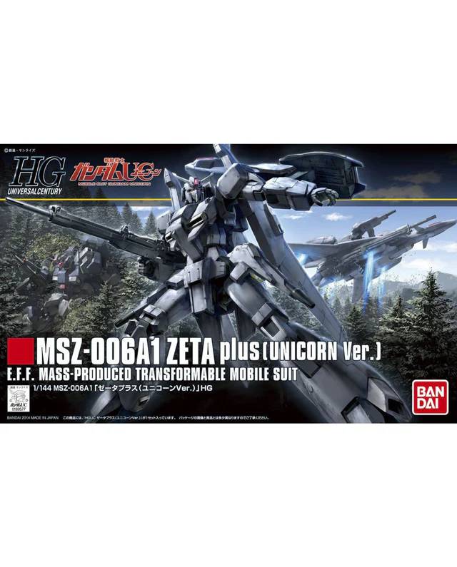 Bandai HG UC 1/144 Zeta Plus Unicorn Ver. Gunpla Kit MK60402