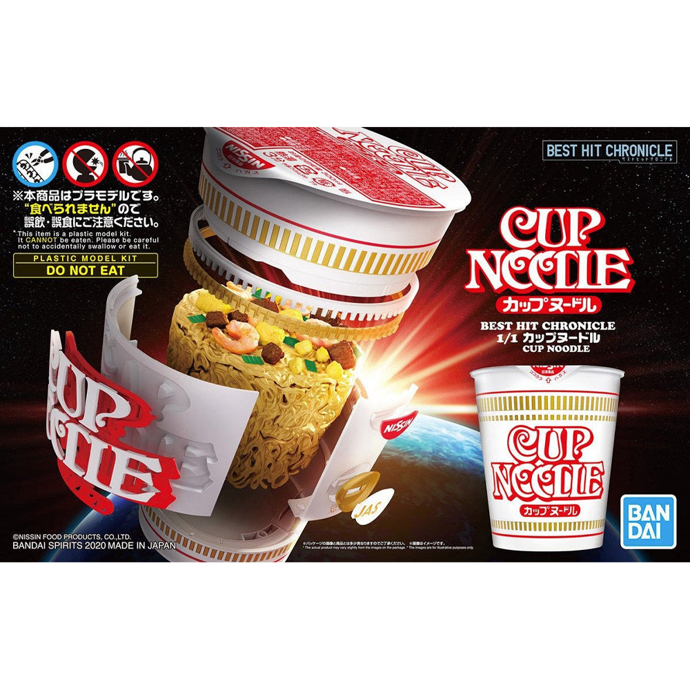 Bandai Nissin Cup Noodle 'Best Hit Chronicle' 1:1 Model Kit 60760
