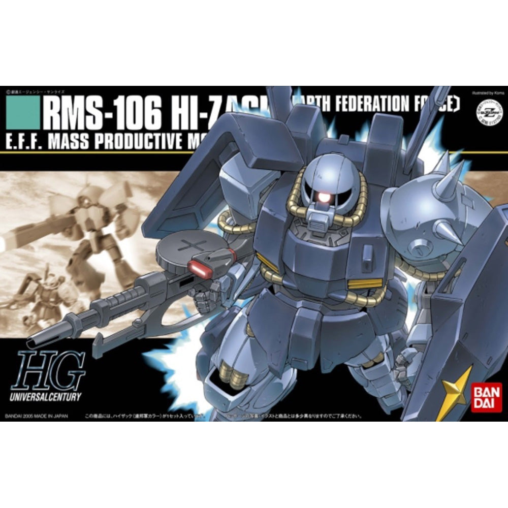 Bandai HG UC RMS-106 HI-Zack EFSF Gunpla Kit MK60659
