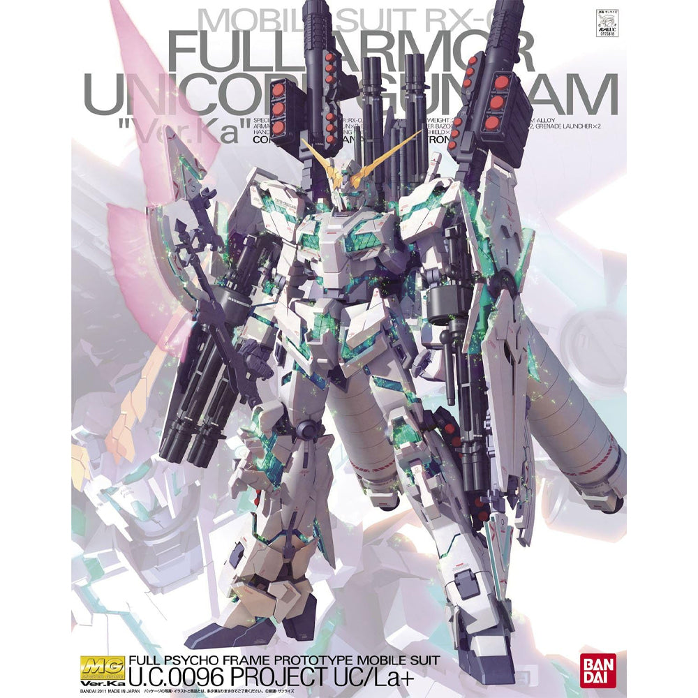 Bandai MG RX-0 Full Armour Unicorn Gundam Ver.Ka Gunpla Kit 61589