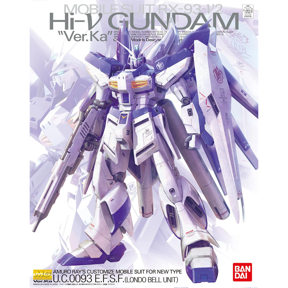 Bandai MG Hi-NU RX-93 Gundam Ver.Ka Gunpla Kit 61591