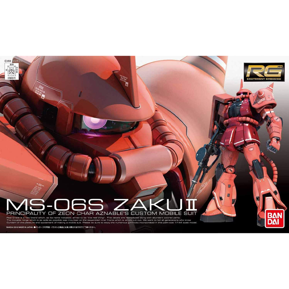 Bandai RG MS-06S Zaku II 1:144 Gunpla Kit 61595