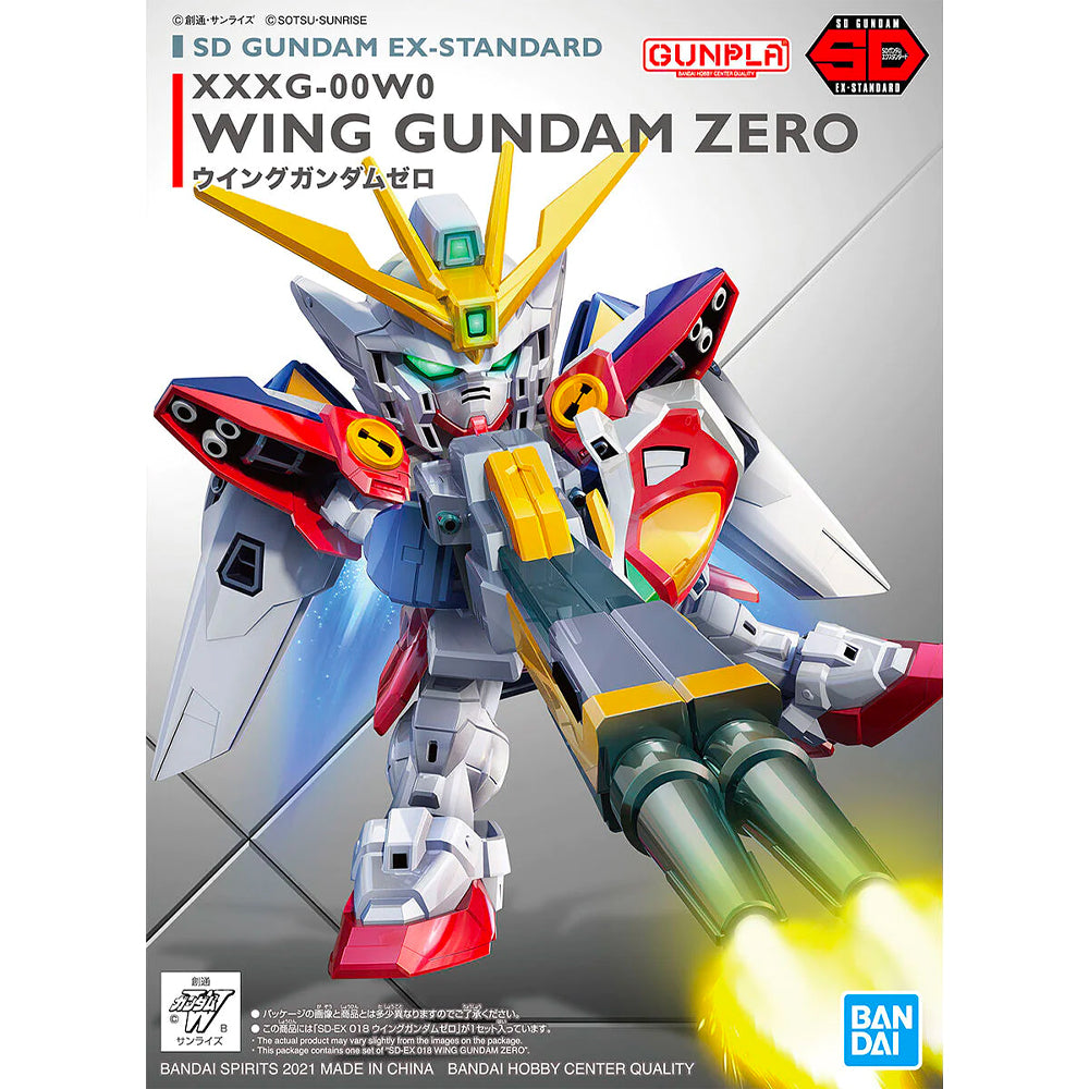 Bandai SD Gundam Ex-Standard Wing Gundam Zero Gunpla Kit 61786