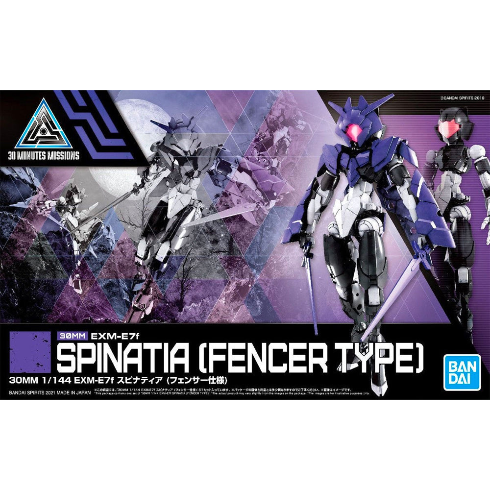 Bandai 30 Minute Missions 1/144 EXM-E7f Spinatia (Fencer Type) Kit 61789