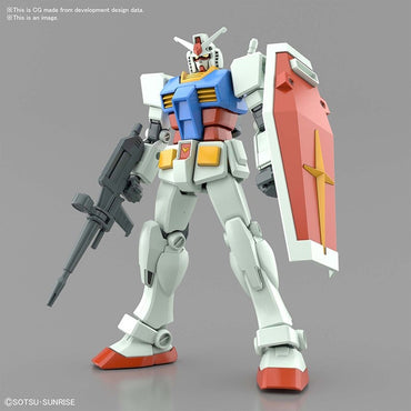 Bandai Entry Grade RX-78-2 Gundam (Full Weapon Set) Gunpla Kit 62033