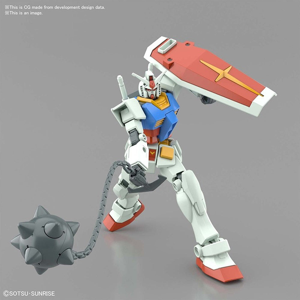 Bandai Entry Grade RX-78-2 Gundam (Full Weapon Set) Gunpla Kit 62033
