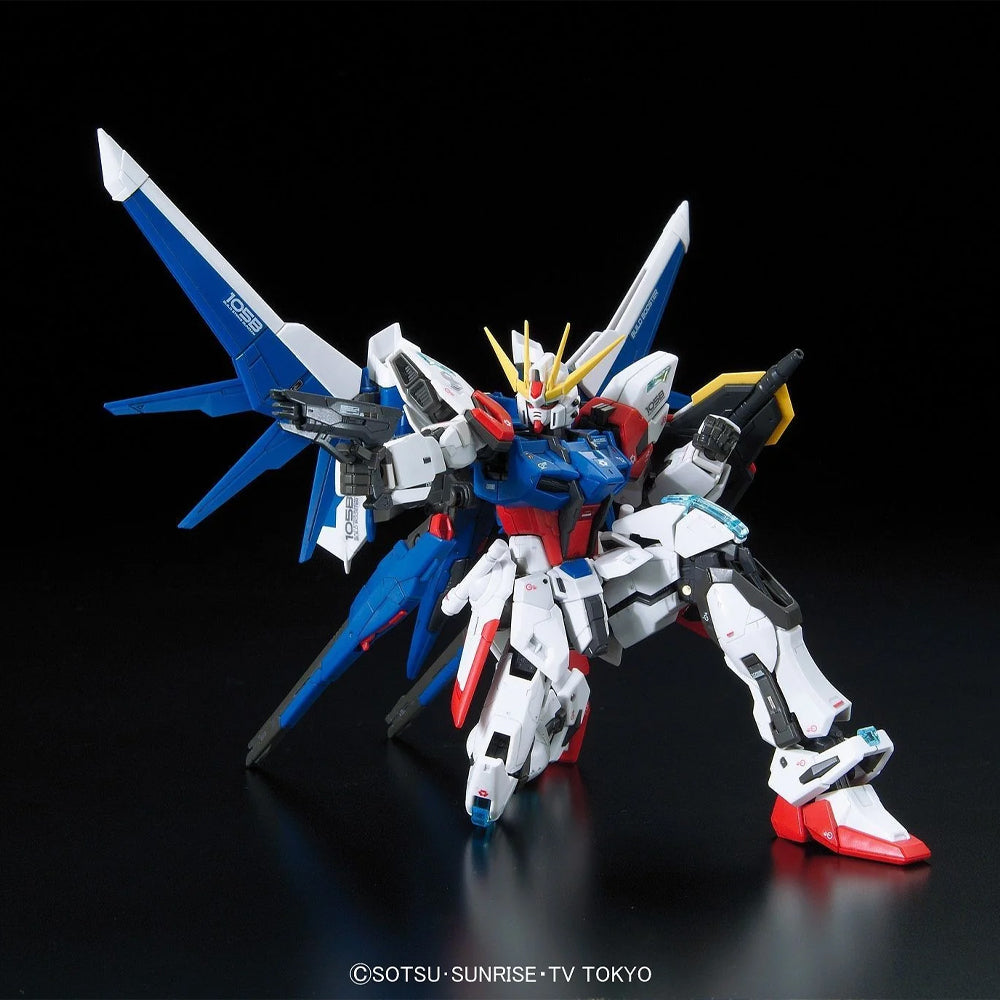 Bandai RG GAT-X105B/FP Build Strike Gundam Full Package Gunpla Kit 63084